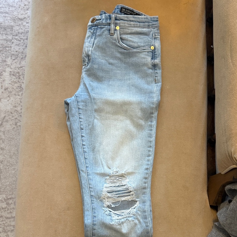 Blank NYC Light Blue Distressed Skinny Jeans